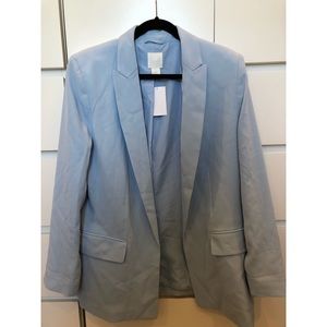 H&M pale blue blazer US size 14